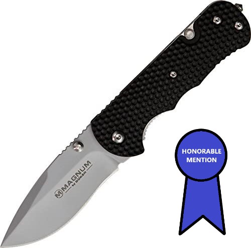 Bladefellow, Boker Magnum 01SC157, folding knife, EDC, emergency, glass breaker,